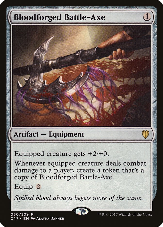 Bloodforged Battle-Axe [Commander 2017] - Magic: The Gathering - Card Brawlers | Quebec | Canada |