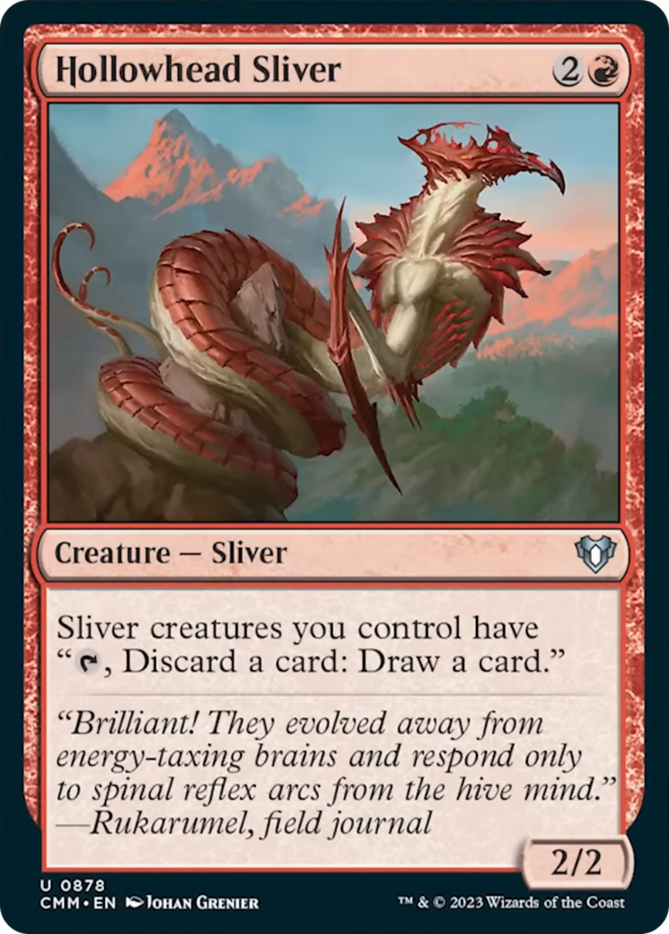 Hollowhead Sliver [Commander Masters] - Magic: The Gathering - Card Brawlers | Quebec | Canada |