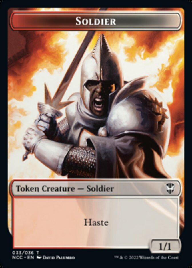 Soldier (33) // Devil Double-Sided Token [Streets of New Capenna Commander Tokens] - Magic: The Gathering - Card Brawlers | Quebec | Canada |