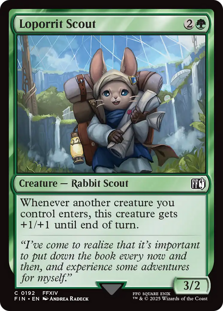 Loporrit Scout [FINAL FANTASY] - Magic: The Gathering - Card Brawlers | Quebec | Canada |