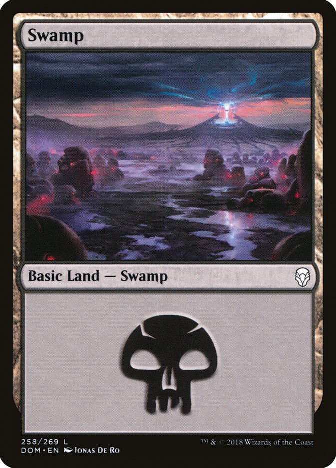 Swamp (258) [Dominaria] - Magic: The Gathering - Card Brawlers | Quebec | Canada |