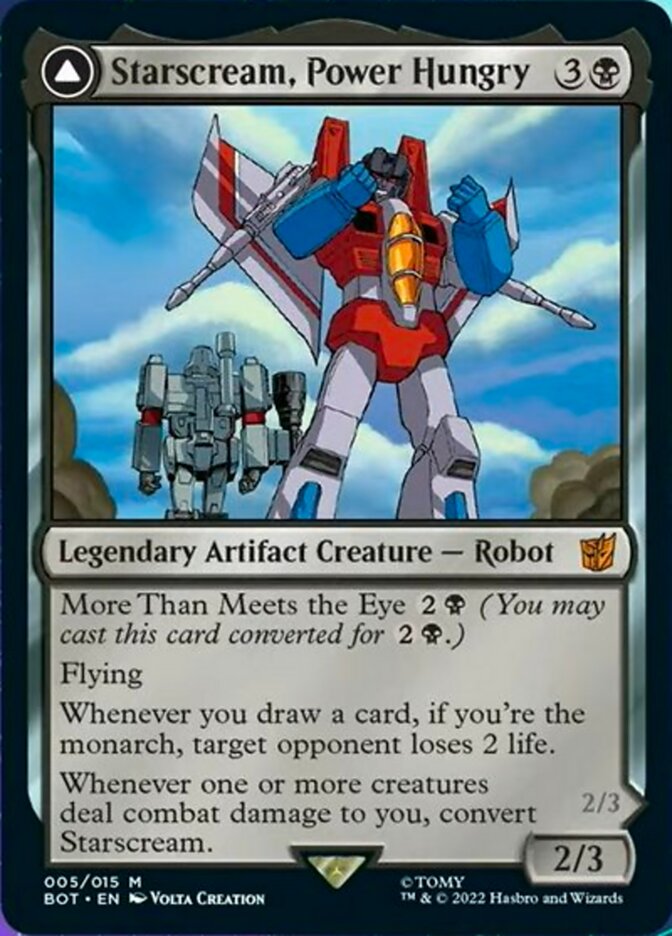 Starscream, Power Hungry // Starscream, Seeker Leader [Transformers] - Magic: The Gathering - Card Brawlers | Quebec | Canada |