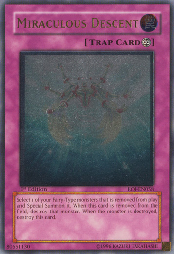 Miraculous Descent [EOJ-EN058] Ultimate Rare - Yu-Gi-Oh! - Card Brawlers | Quebec | Canada |