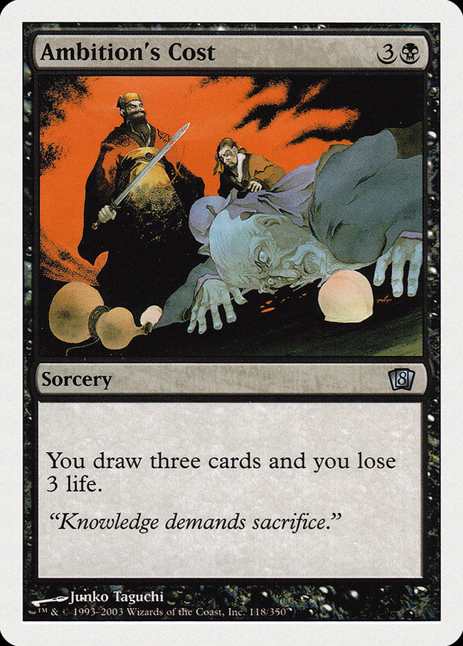 Ambition's Cost [Eighth Edition] - Magic: The Gathering - Card Brawlers | Quebec | Canada |