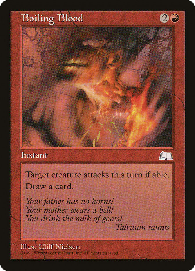 Boiling Blood [Weatherlight] - Magic: The Gathering - Card Brawlers | Quebec | Canada |