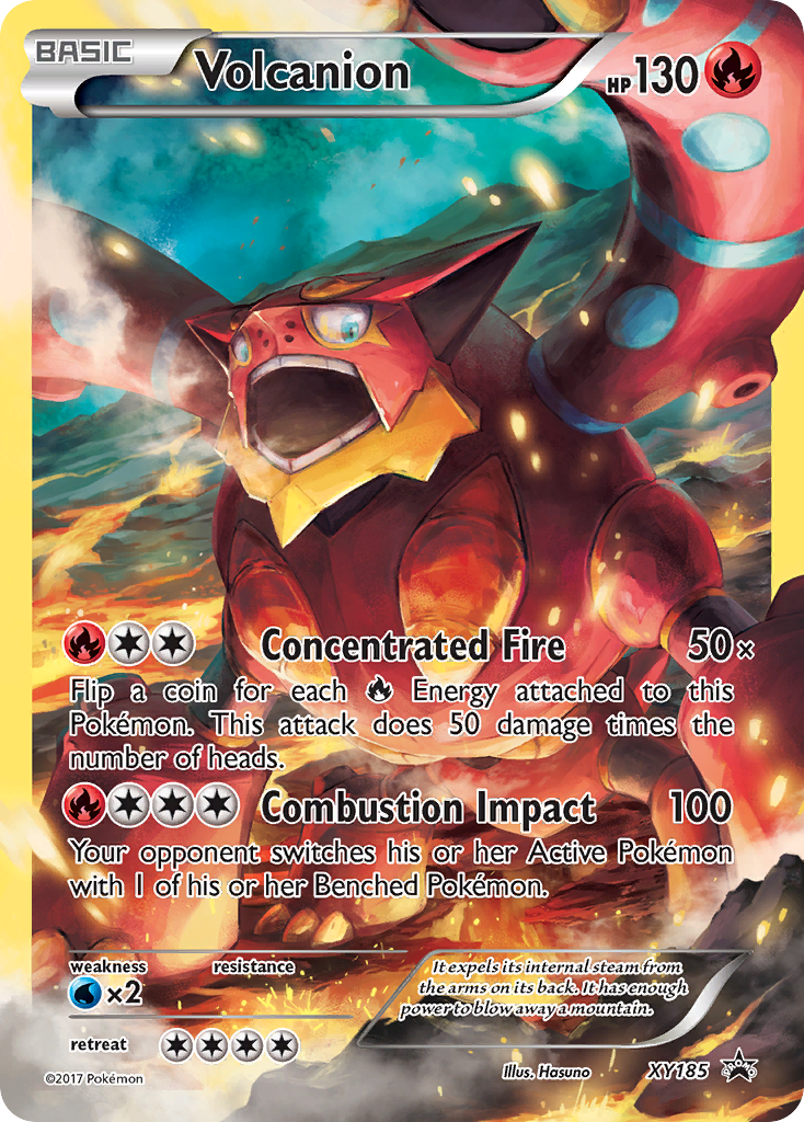 Volcanion (XY185) [XY: Black Star Promos] - Pokémon - Card Brawlers | Quebec | Canada |