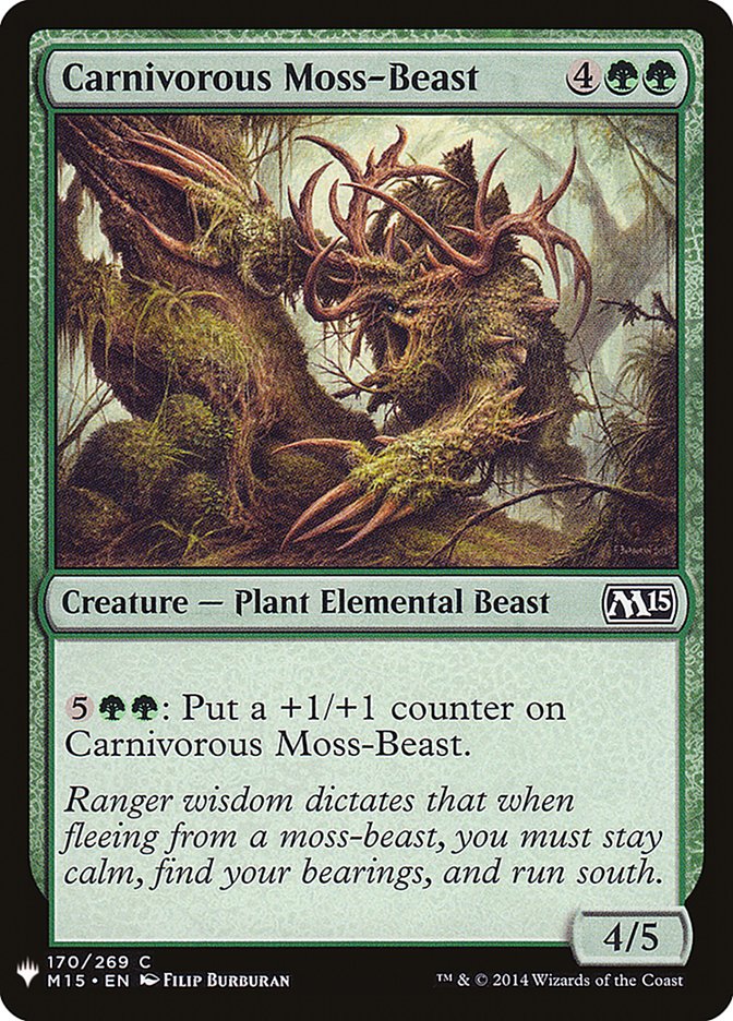 Carnivorous Moss-Beast [Mystery Booster] - Magic: The Gathering - Card Brawlers | Quebec | Canada |