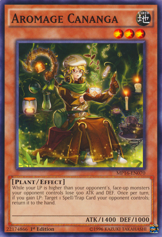 Aromage Cananga [MP16-EN070] Common - Yu-Gi-Oh! - Card Brawlers | Quebec | Canada |