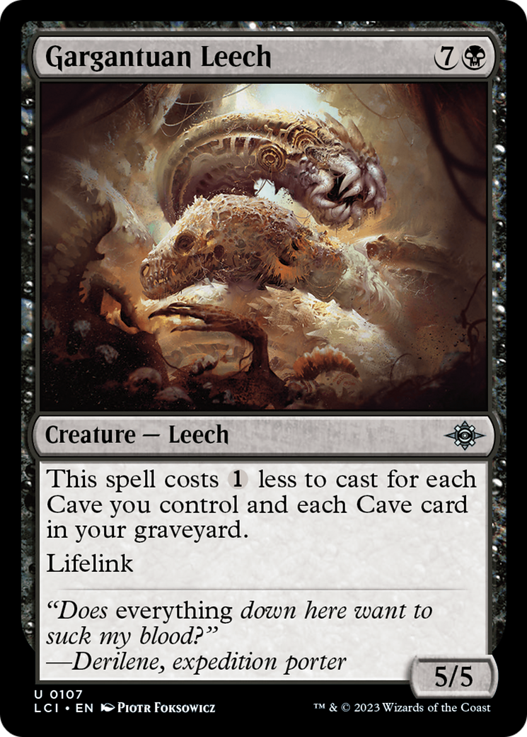 Gargantuan Leech [The Lost Caverns of Ixalan] - Magic: The Gathering - Card Brawlers | Quebec | Canada |