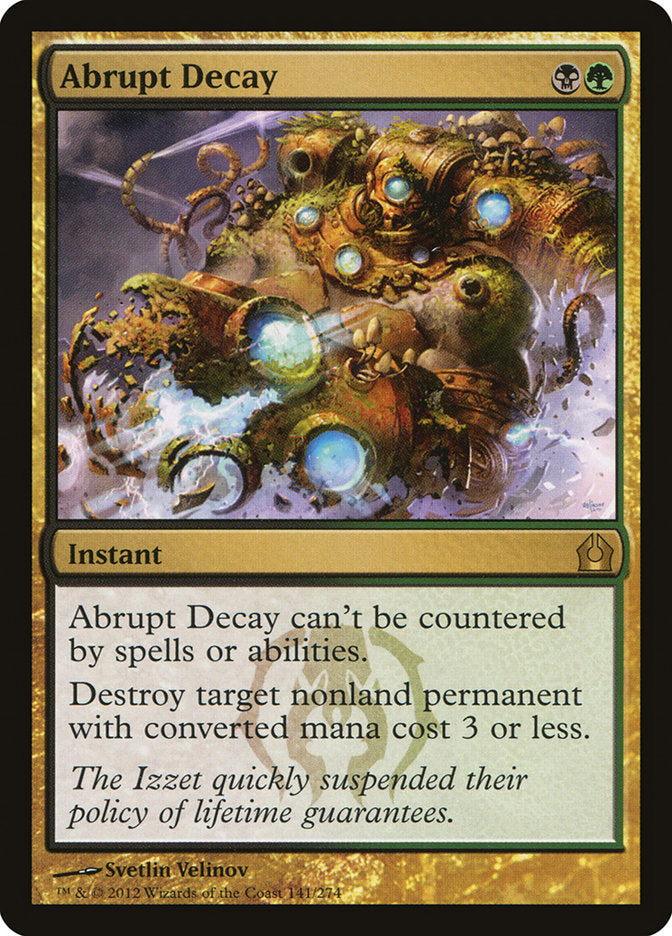 Abrupt Decay [Return to Ravnica] - Magic: The Gathering - Card Brawlers | Quebec | Canada |