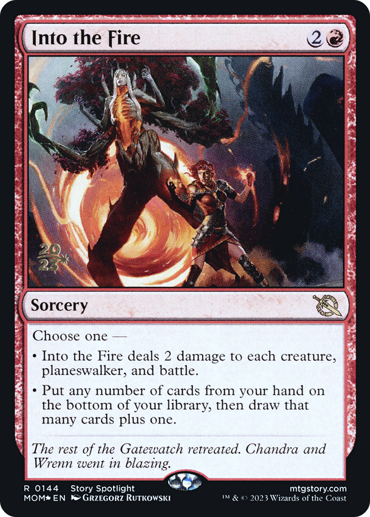 Into the Fire [March of the Machine Prerelease Promos] - Magic: The Gathering - Card Brawlers | Quebec | Canada |