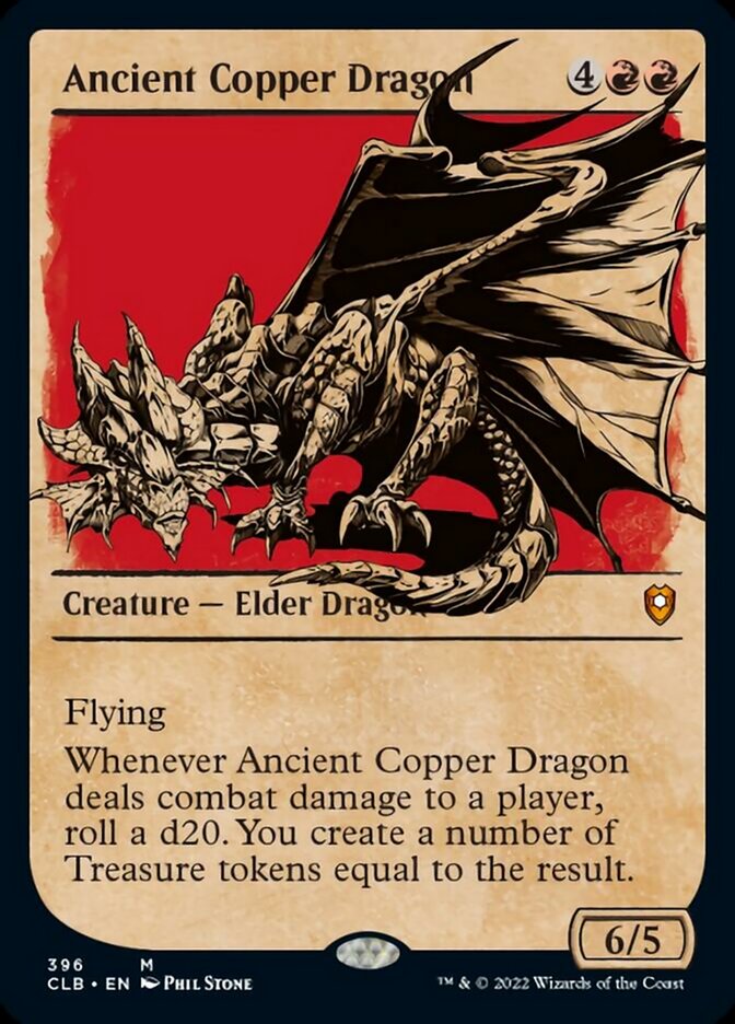 Ancient Copper Dragon (Showcase) [Commander Legends: Battle for Baldur's Gate] - Magic: The Gathering - Card Brawlers | Quebec | Canada |