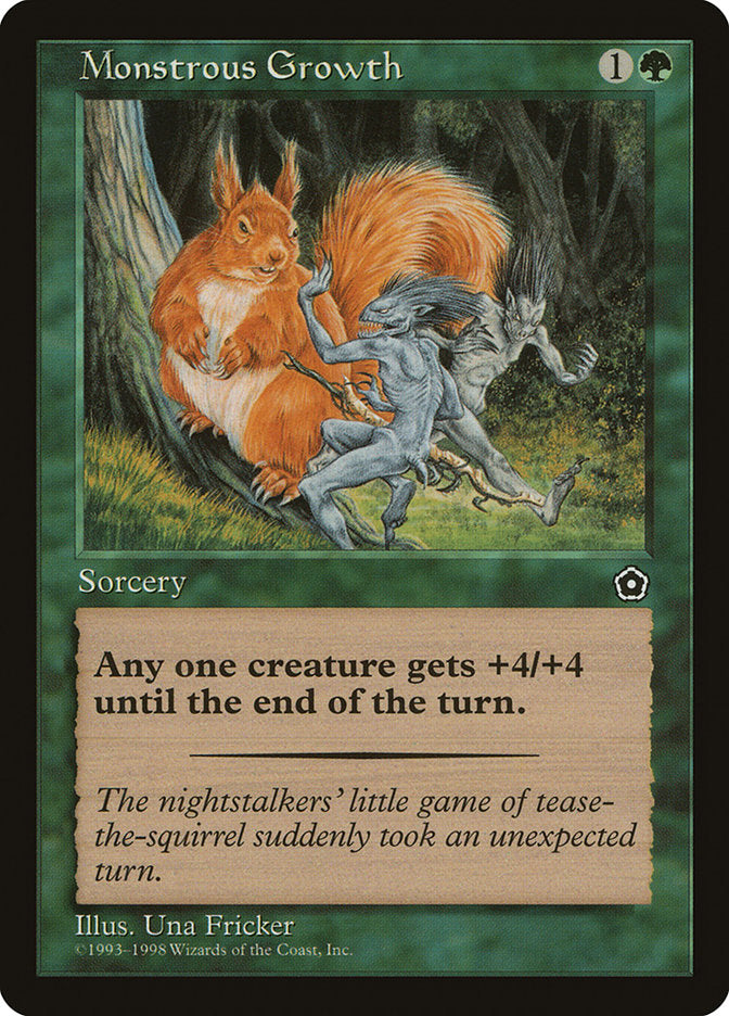 Monstrous Growth [Portal Second Age] - Magic: The Gathering - Card Brawlers | Quebec | Canada |