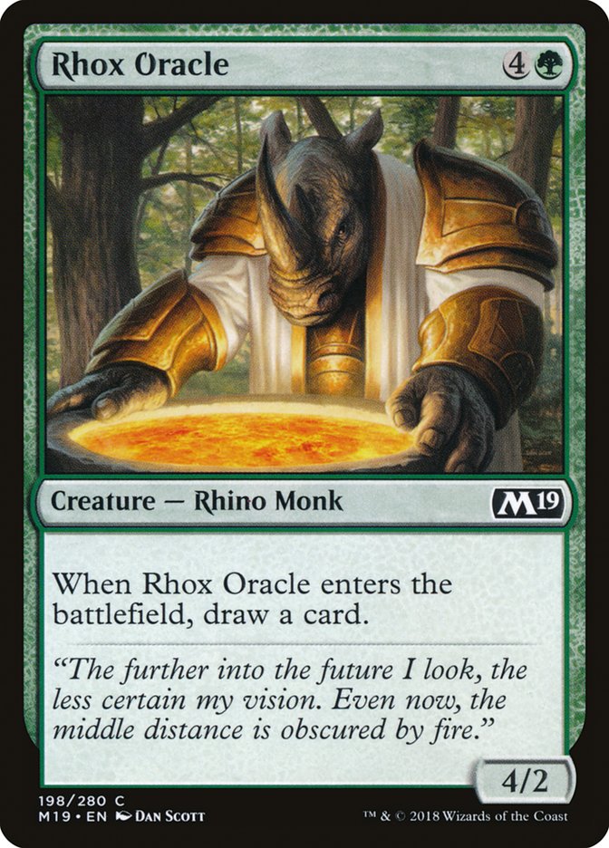 Rhox Oracle [Core Set 2019] - Magic: The Gathering - Card Brawlers | Quebec | Canada |