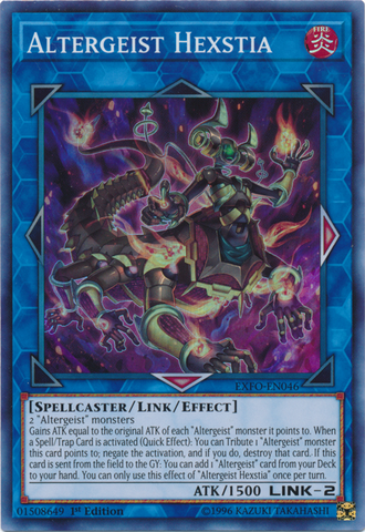 Altergeist Hexstia [EXFO-EN046] Super Rare - Yu-Gi-Oh! - Card Brawlers | Quebec | Canada |