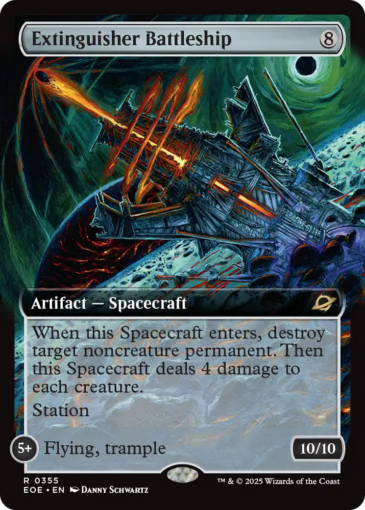 Extinguisher Battleship (Extended Art) [Edge of Eternities] - Magic: The Gathering - Card Brawlers | Quebec | Canada |