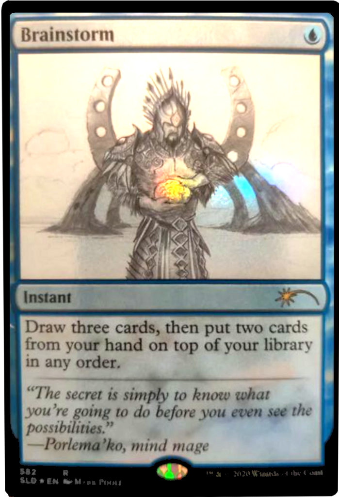 Brainstorm (Sketch) [Secret Lair Drop Promos] - Magic: The Gathering - Card Brawlers | Quebec | Canada |