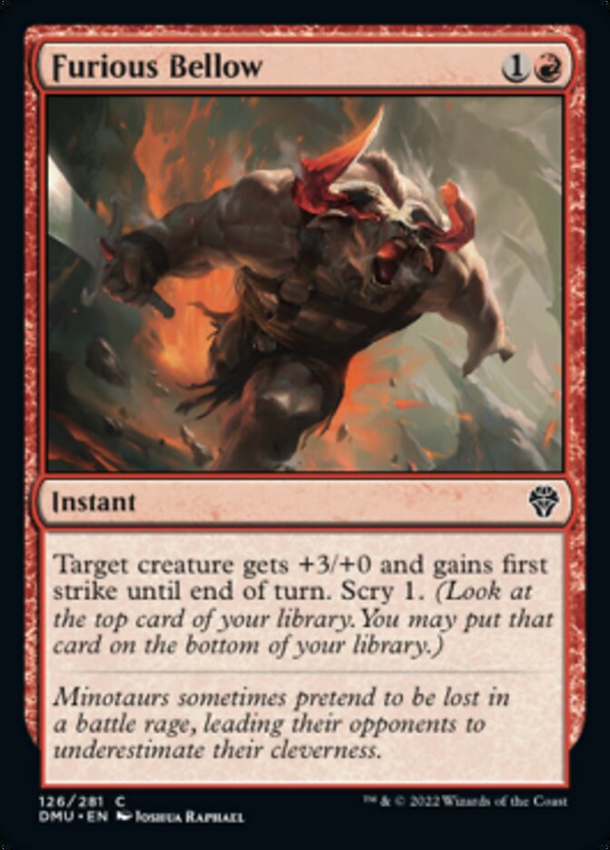 Furious Bellow [Dominaria United] - Magic: The Gathering - Card Brawlers | Quebec | Canada |