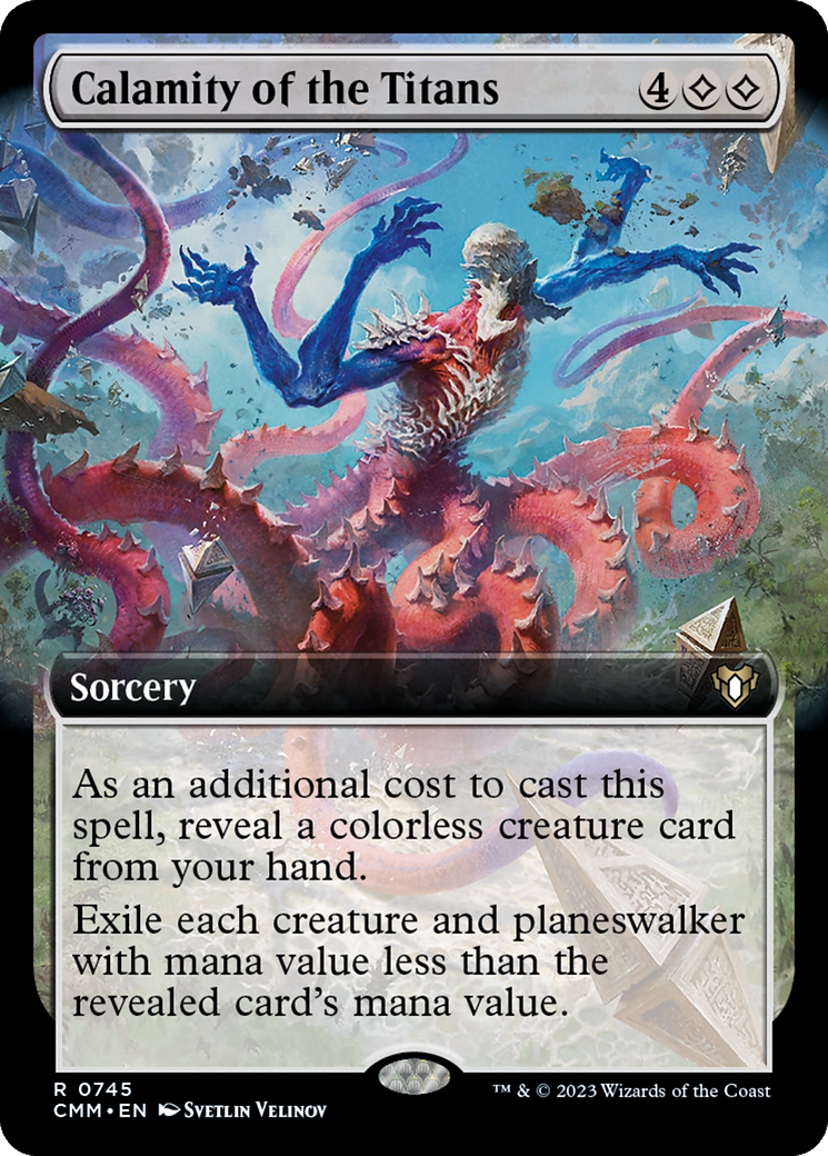 Calamity of the Titans (Extended Art) [Commander Masters] - Magic: The Gathering - Card Brawlers | Quebec | Canada |