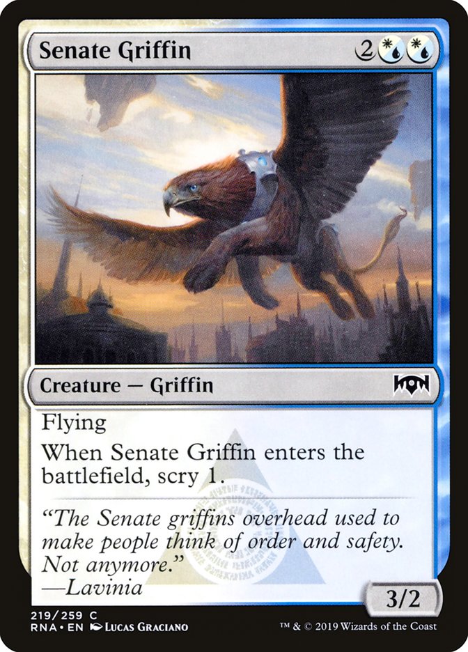 Senate Griffin [Ravnica Allegiance] - Magic: The Gathering - Card Brawlers | Quebec | Canada |