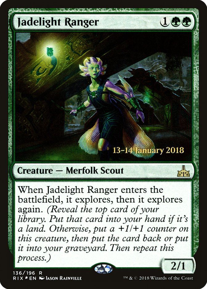 Jadelight Ranger [Rivals of Ixalan Prerelease Promos] - Magic: The Gathering - Card Brawlers | Quebec | Canada |