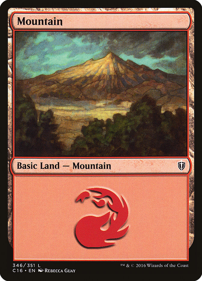 Mountain (346) [Commander 2016] - Magic: The Gathering - Card Brawlers | Quebec | Canada |