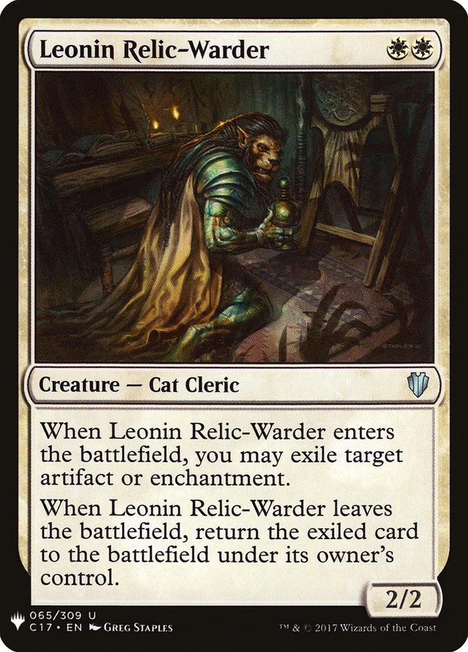 Leonin Relic-Warder [Mystery Booster] - Magic: The Gathering - Card Brawlers | Quebec | Canada |