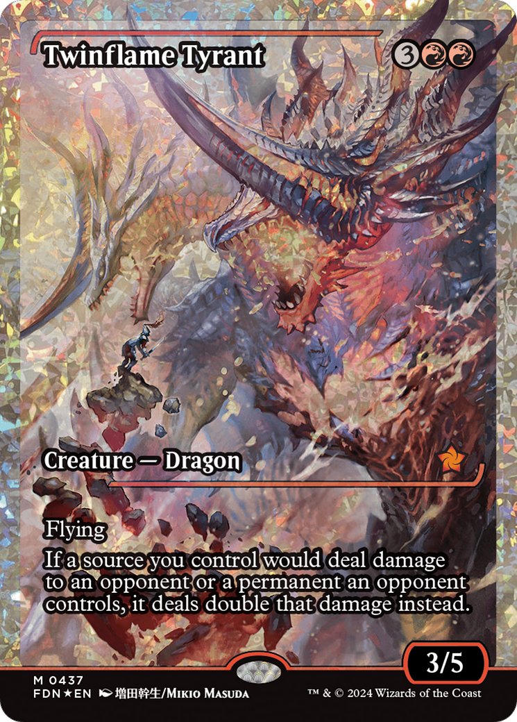 Twinflame Tyrant (Fracture Foil) [Foundations] - Magic: The Gathering - Card Brawlers | Quebec | Canada |