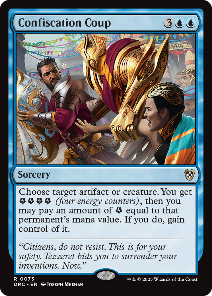 Confiscation Coup [Aetherdrift Commander] - Magic: The Gathering - Card Brawlers | Quebec | Canada |