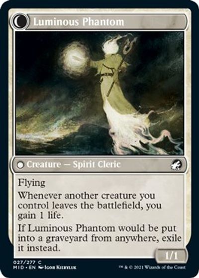 Lunarch Veteran // Luminous Phantom [Innistrad: Midnight Hunt] - Magic: The Gathering - Card Brawlers | Quebec | Canada |
