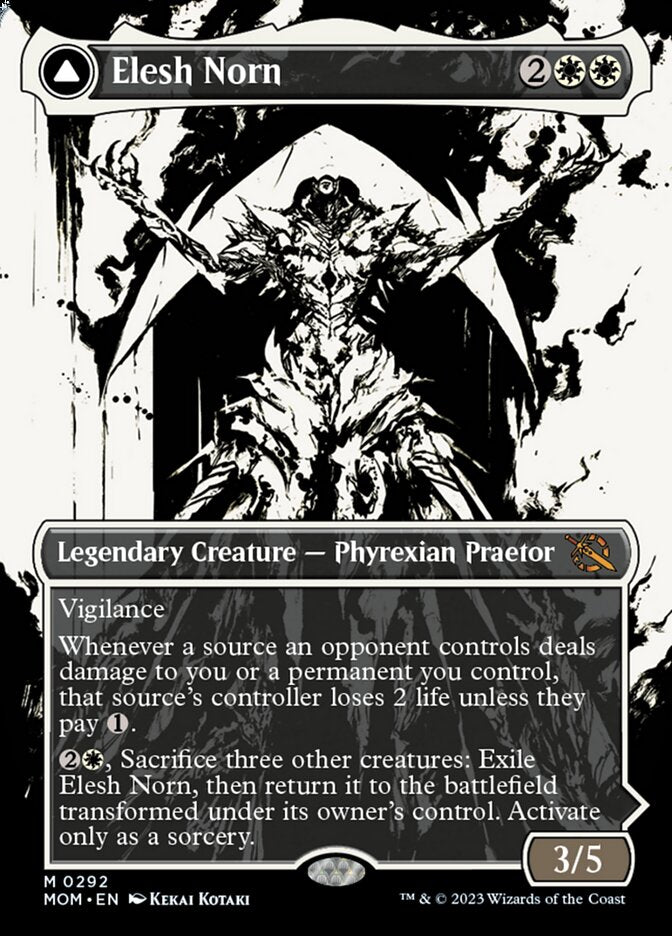 Elesh Norn // The Argent Etchings (Showcase Planar Booster Fun) [March of the Machine] - Magic: The Gathering - Card Brawlers | Quebec | Canada |
