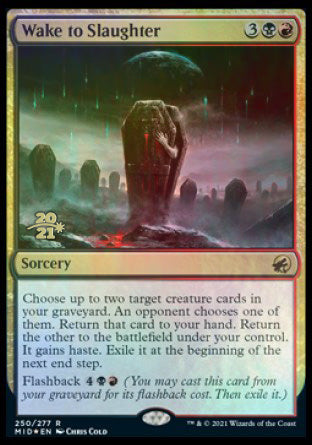 Wake to Slaughter [Innistrad: Midnight Hunt Prerelease Promos] - Magic: The Gathering - Card Brawlers | Quebec | Canada |