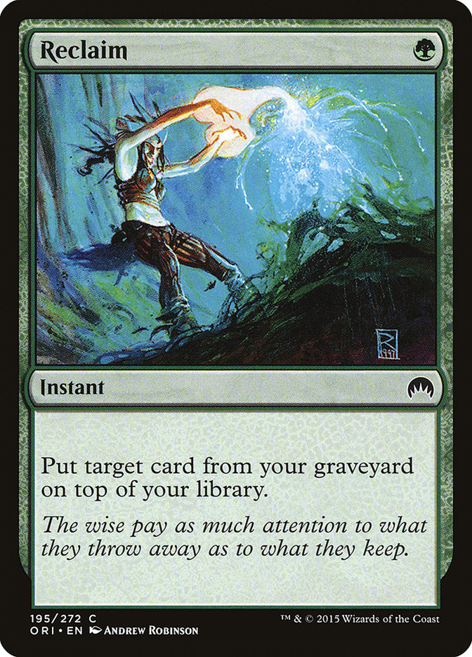Reclaim [Magic Origins] - Magic: The Gathering - Card Brawlers | Quebec | Canada |