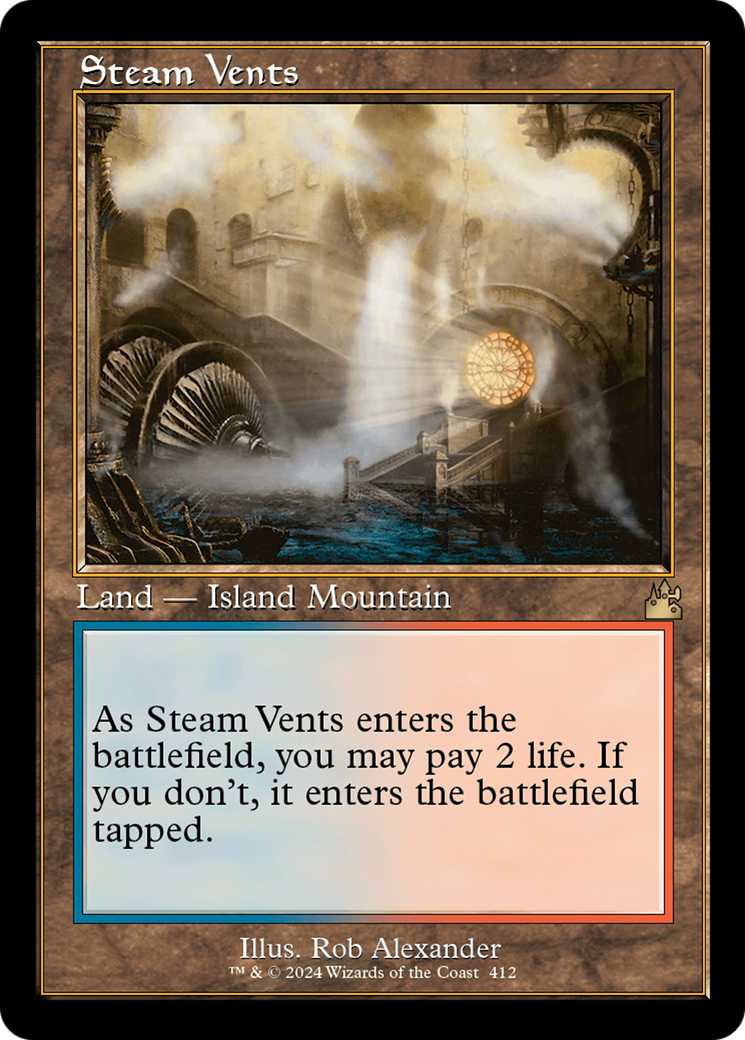 Steam Vents (Retro) [Ravnica Remastered] - Magic: The Gathering - Card Brawlers | Quebec | Canada |