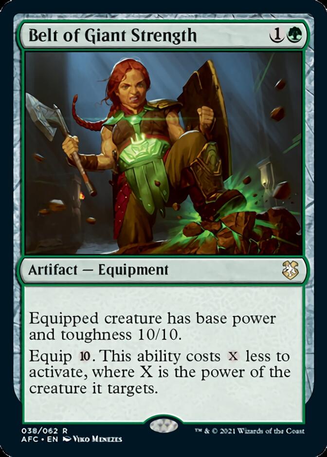 Belt of Giant Strength [Dungeons & Dragons: Adventures in the Forgotten Realms Commander] - Magic: The Gathering - Card Brawlers | Quebec | Canada |