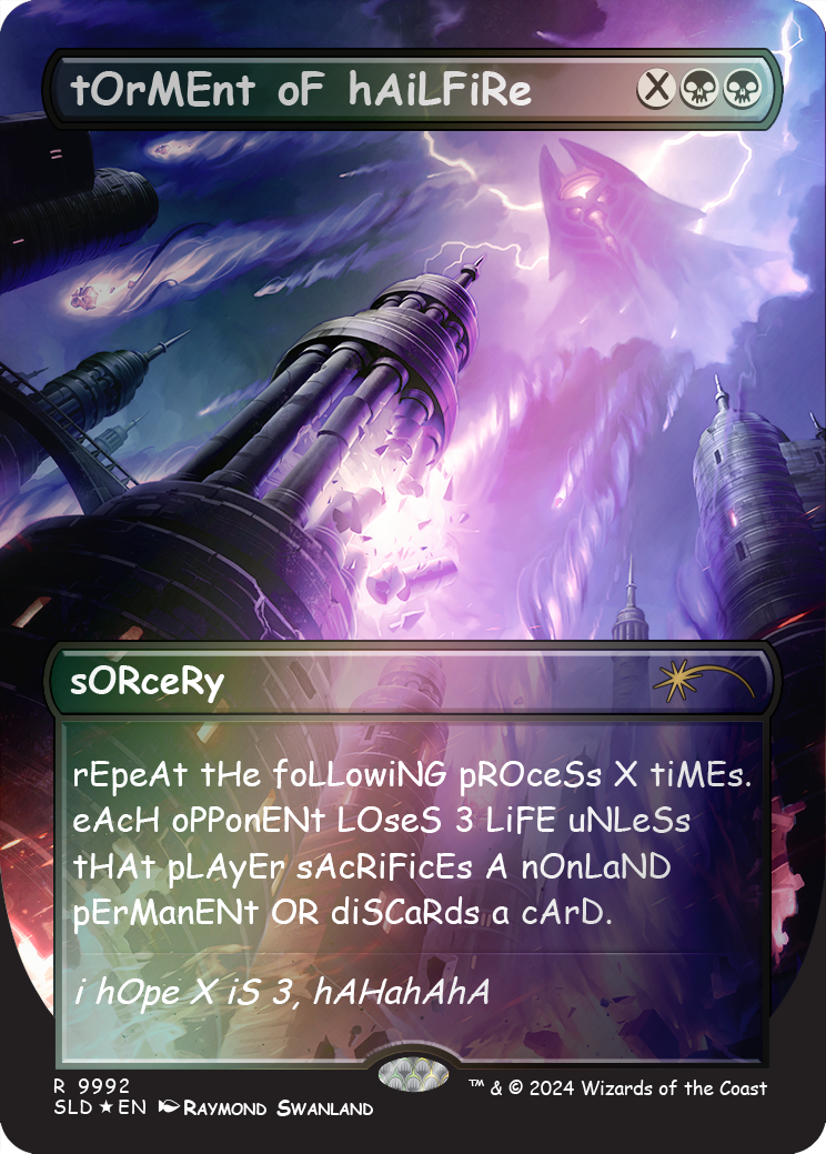 tOrMEnt oF hAiLFiRe (Rainbow Foil) [Secret Lair Drop Series] - Magic: The Gathering - Card Brawlers | Quebec | Canada |