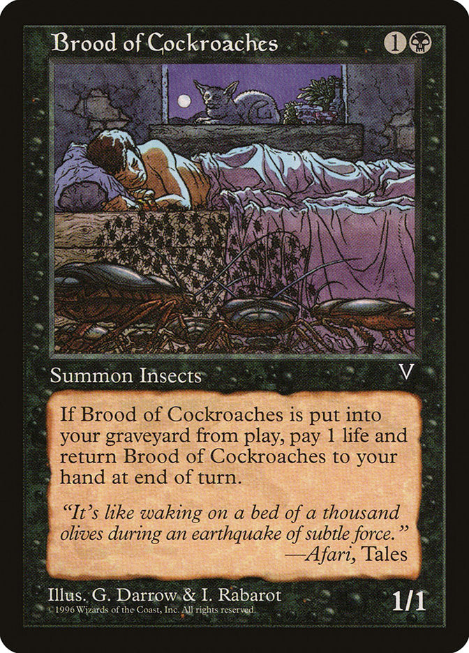 Brood of Cockroaches [Visions] - Magic: The Gathering - Card Brawlers | Quebec | Canada |