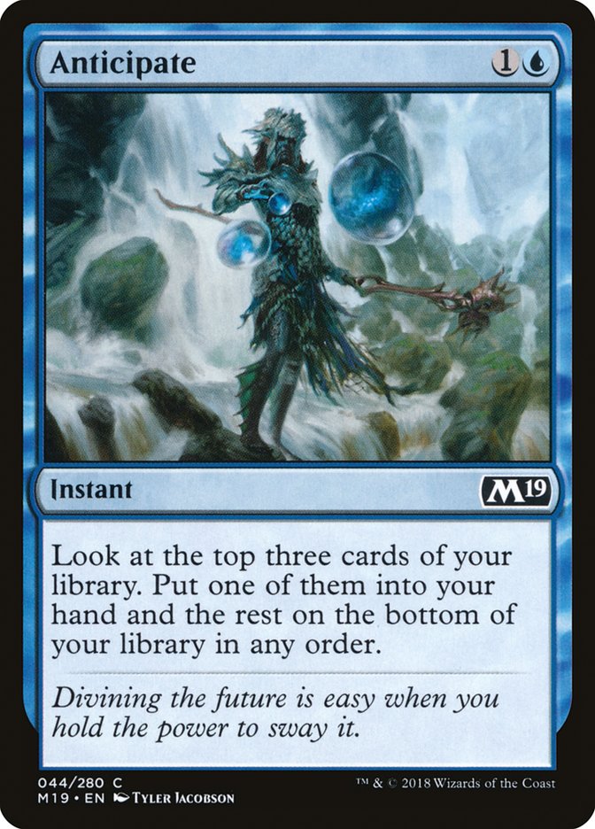 Anticipate [Core Set 2019] - Magic: The Gathering - Card Brawlers | Quebec | Canada |
