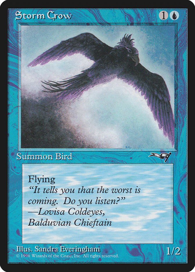 Storm Crow (Looking Ahead) [Alliances] - Magic: The Gathering - Card Brawlers | Quebec | Canada |