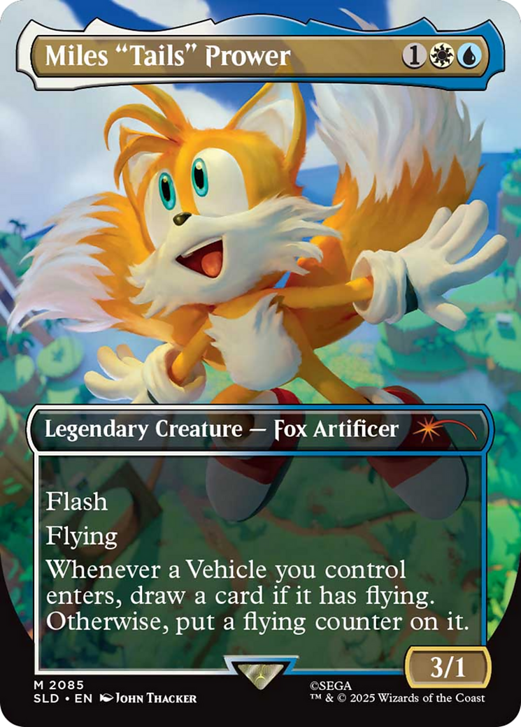 Miles "Tails" Prower (Rainbow Foil) [Secret Lair Drop Series] - Magic: The Gathering - Card Brawlers | Quebec | Canada |