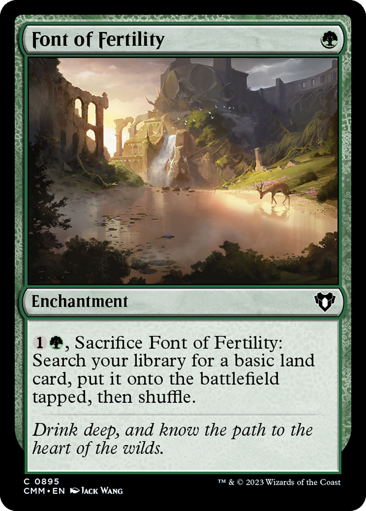 Font of Fertility [Commander Masters] - Magic: The Gathering - Card Brawlers | Quebec | Canada |