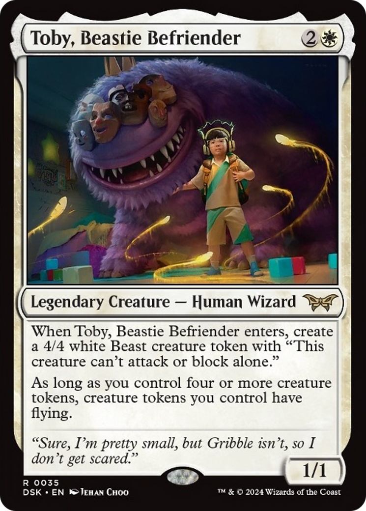 Toby, Beastie Befriender [Duskmourn: House of Horror] - Magic: The Gathering - Card Brawlers | Quebec | Canada |