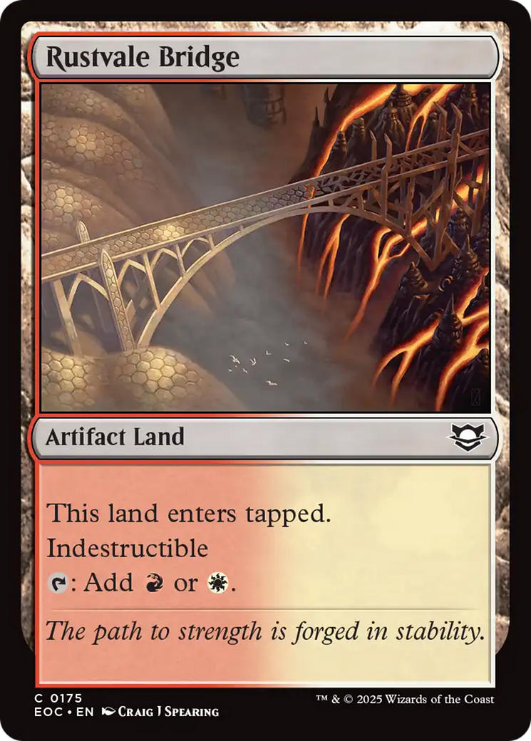 Rustvale Bridge [Edge of Eternities Commander] - Magic: The Gathering - Card Brawlers | Quebec | Canada |