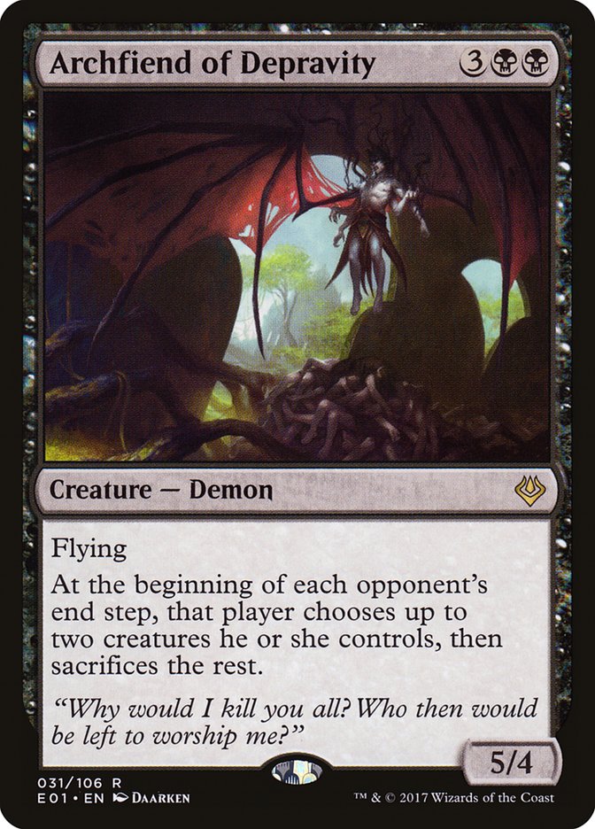 Archfiend of Depravity [Archenemy: Nicol Bolas] - Magic: The Gathering - Card Brawlers | Quebec | Canada |