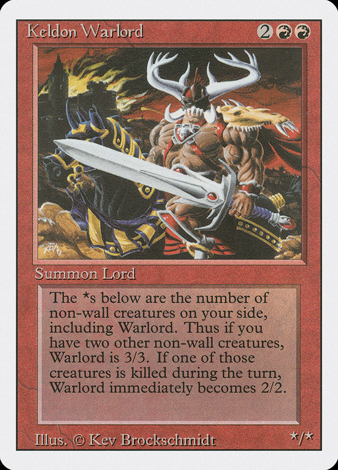 Keldon Warlord [Revised Edition] - Magic: The Gathering - Card Brawlers | Quebec | Canada |