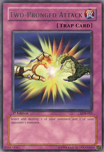 Two-Pronged Attack [LOB-061] Rare - Yu-Gi-Oh! - Card Brawlers | Quebec | Canada |