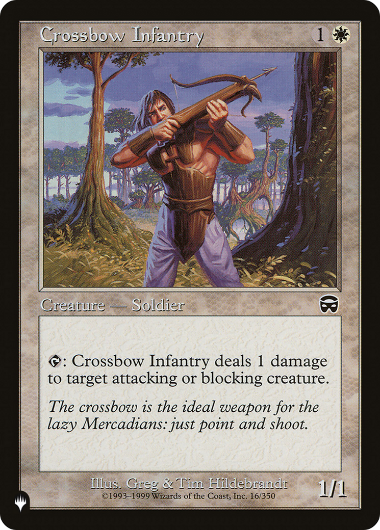 Crossbow Infantry [The List] - Magic: The Gathering - Card Brawlers | Quebec | Canada |