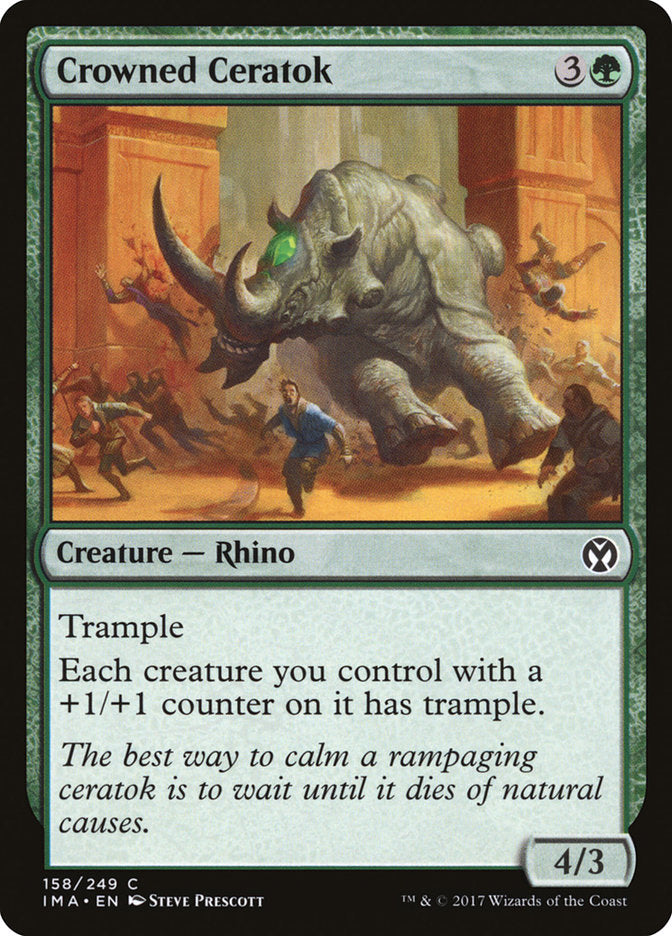 Crowned Ceratok [Iconic Masters] - Magic: The Gathering - Card Brawlers | Quebec | Canada |