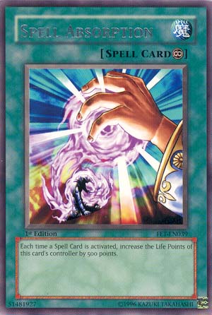 Spell Absorption [FET-EN039] Rare - Yu-Gi-Oh! - Card Brawlers | Quebec | Canada |