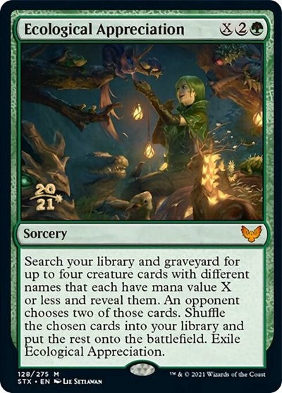 Ecological Appreciation [Strixhaven: School of Mages Prerelease Promos] - Magic: The Gathering - Card Brawlers | Quebec | Canada |